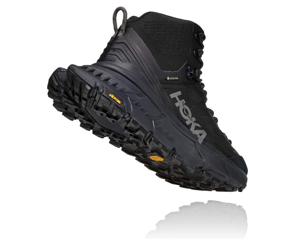 Men's Hoka One One TenNine Hike GORE-TEX Hiking Boots Black / Dark Gull Gray | OEGQBF186