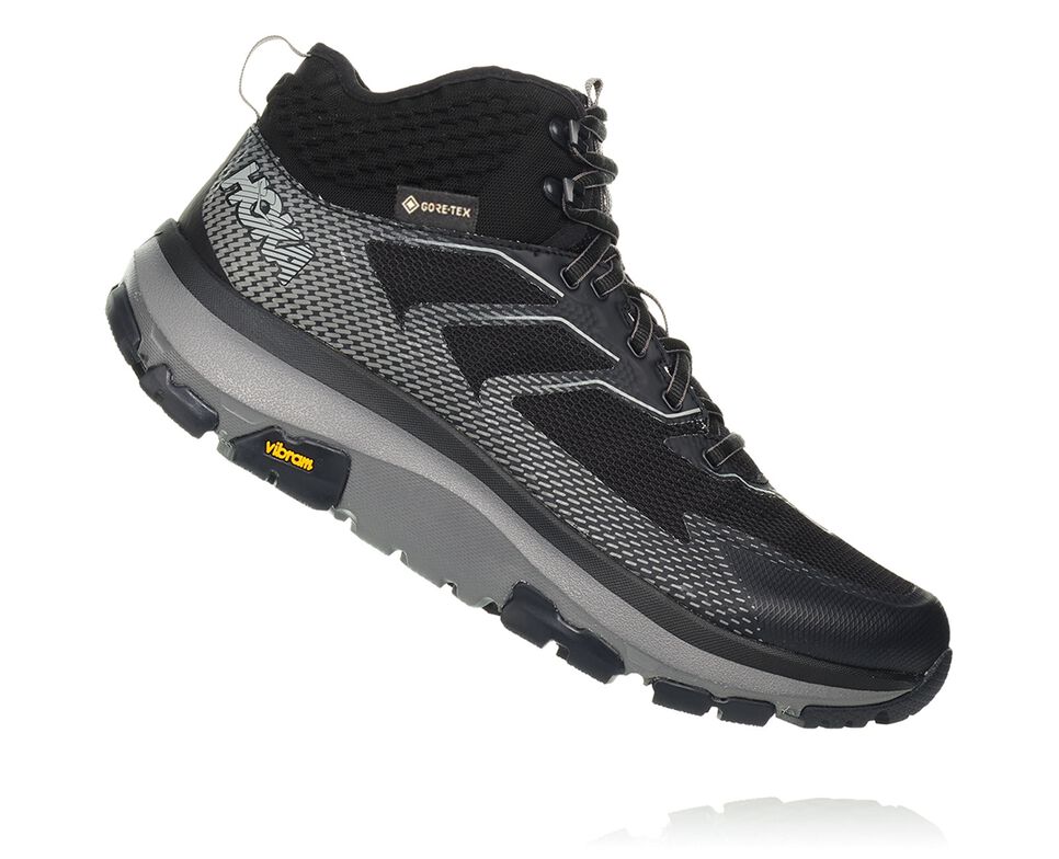 Men's Hoka One One Toa GORE-TEX Hiking Boots Phantom | FGJOVS578