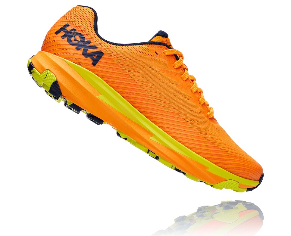 Men's Hoka One One Torrent 2 Trail Running Shoes Bright Marigold / Evening Primrose | BMYVZQ742