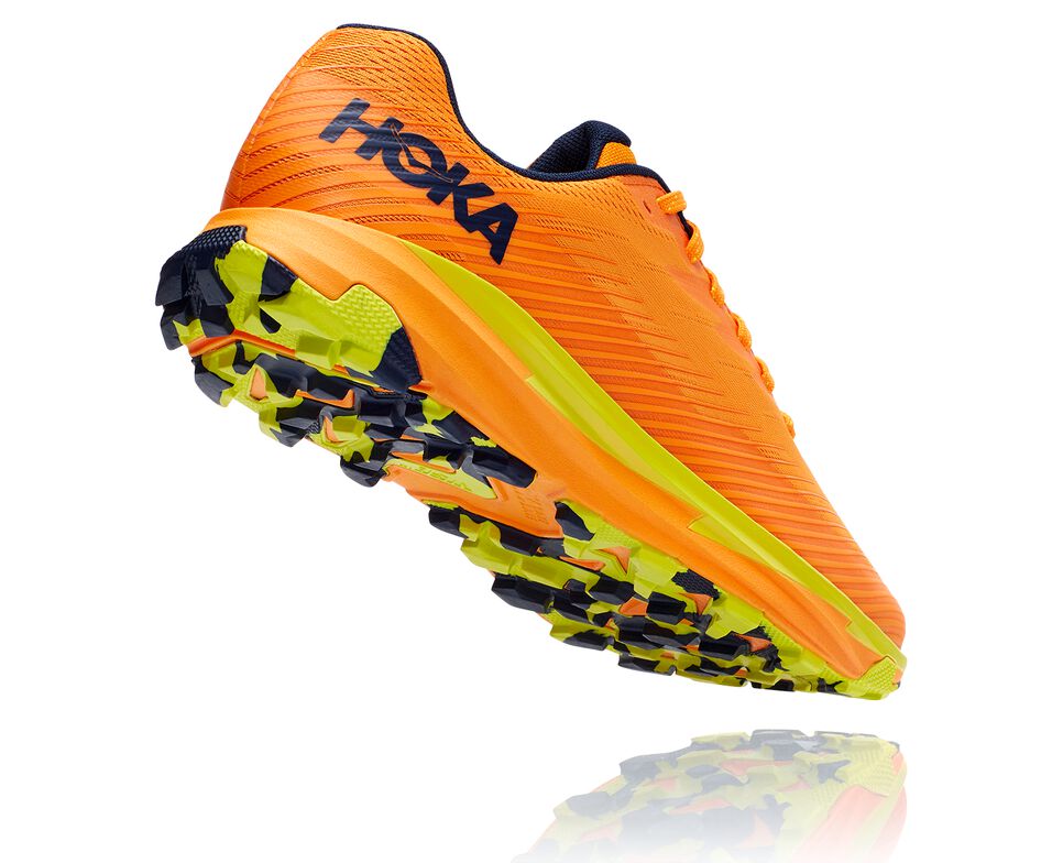 Men's Hoka One One Torrent 2 Trail Running Shoes Bright Marigold / Evening Primrose | BMYVZQ742