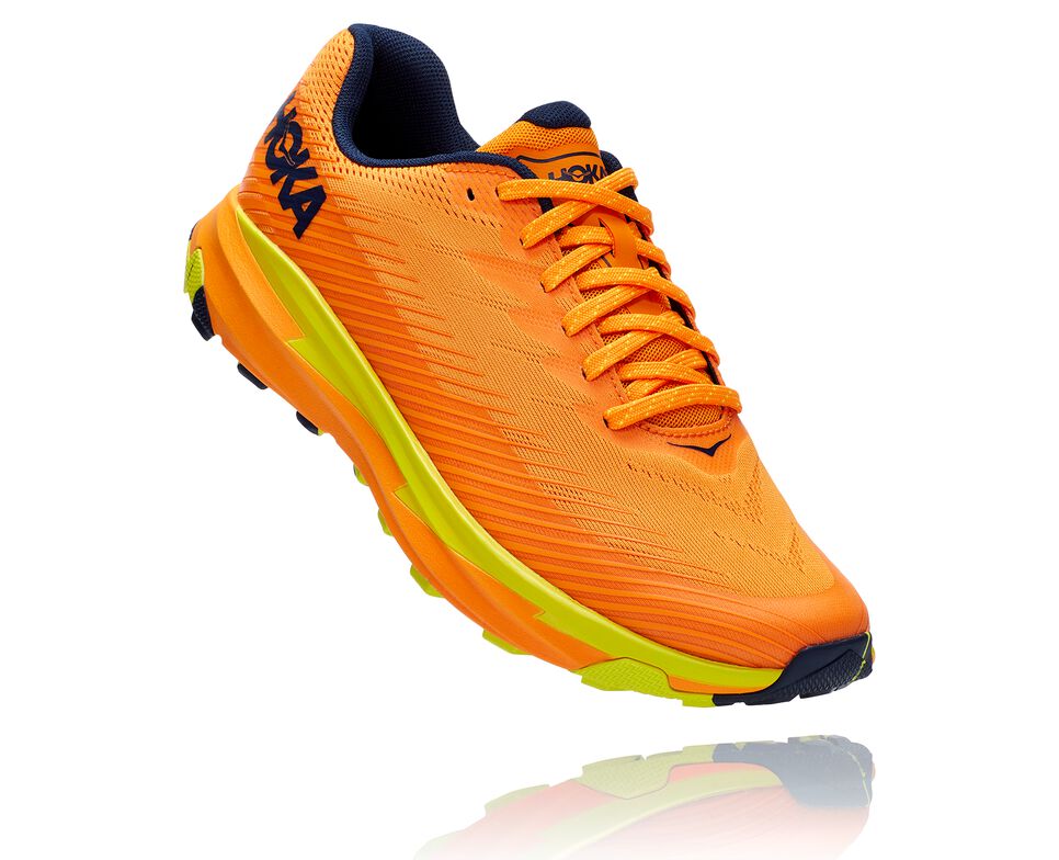 Men\'s Hoka One One Torrent 2 Trail Running Shoes Bright Marigold / Evening Primrose | BMYVZQ742