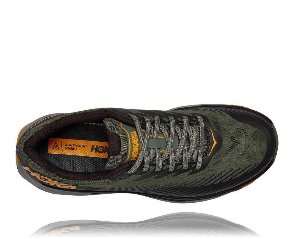 Men's Hoka One One Torrent 2 Trail Running Shoes Thyme / Golden Yellow | VJEQOF086