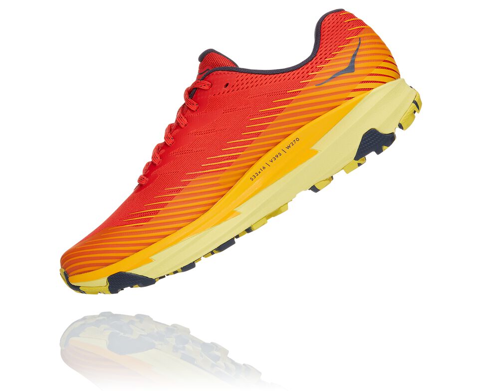 Men's Hoka One One Torrent 2 Trail Running Shoes Fiesta / Saffron | WPMNSU197