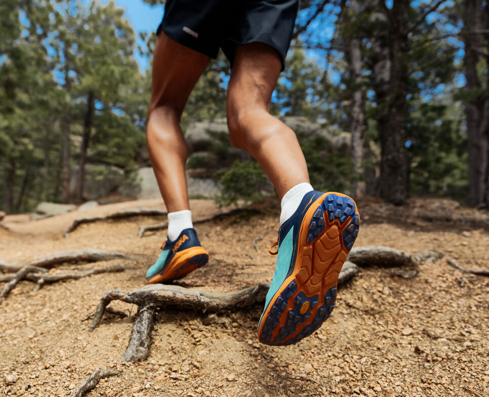 Men's Hoka One One Zinal Trail Running Shoes Atlantis / Outer Space | WIYEDR382