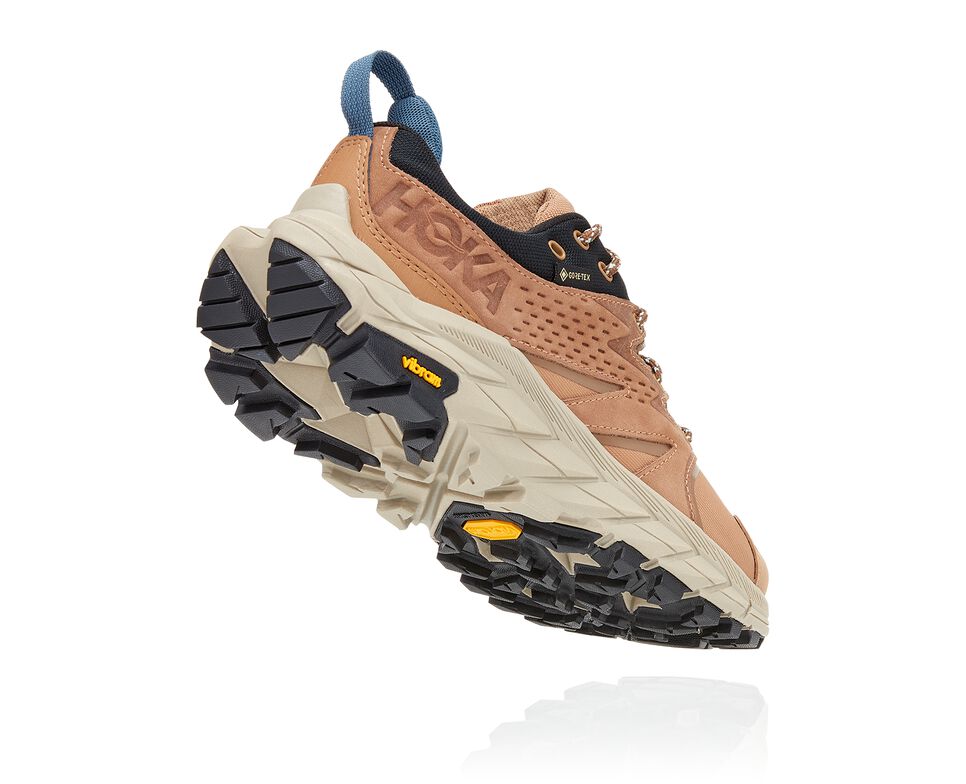 Women's Hoka One One Anacapa Low GORE-TEX Hiking Boots Tiger's Eye / Black | CQBWSX135