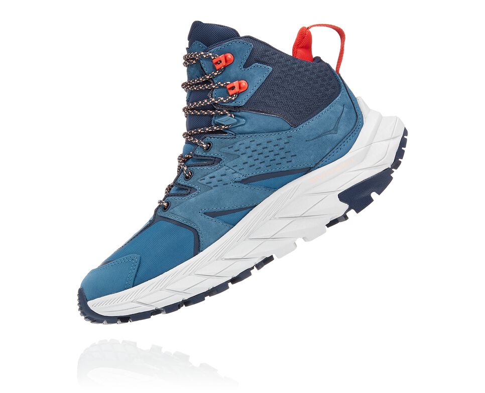 Women's Hoka One One Anacapa Mid GORE-TEX Hiking Boots Real Teal / Outer Space | WSUOTY239