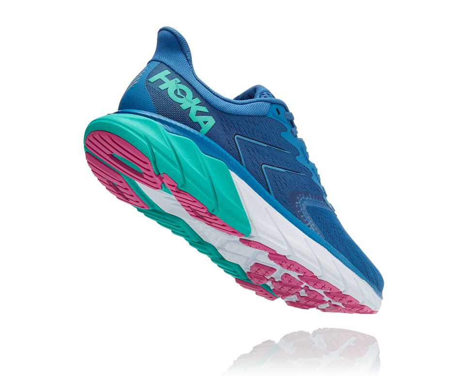 Women's Hoka One One Arahi 5 Road Running Shoes Vallarta Blue / Atlantis | NHOWRM253