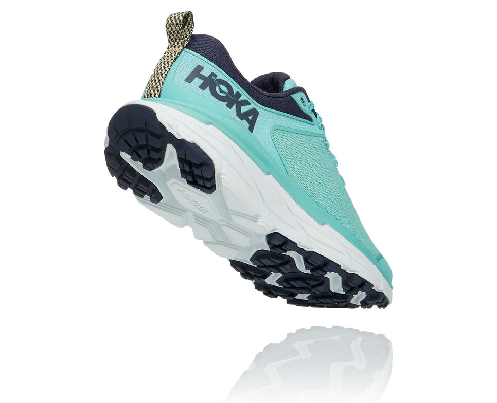 Women's Hoka One One Challenger ATR 6 Trail Running Shoes Cascade / Ombre Blue | MEYQTS235