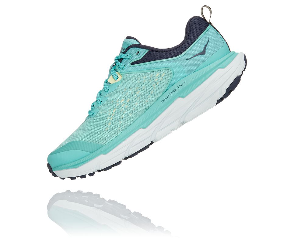 Women's Hoka One One Challenger ATR 6 Trail Running Shoes Cascade / Ombre Blue | MEYQTS235