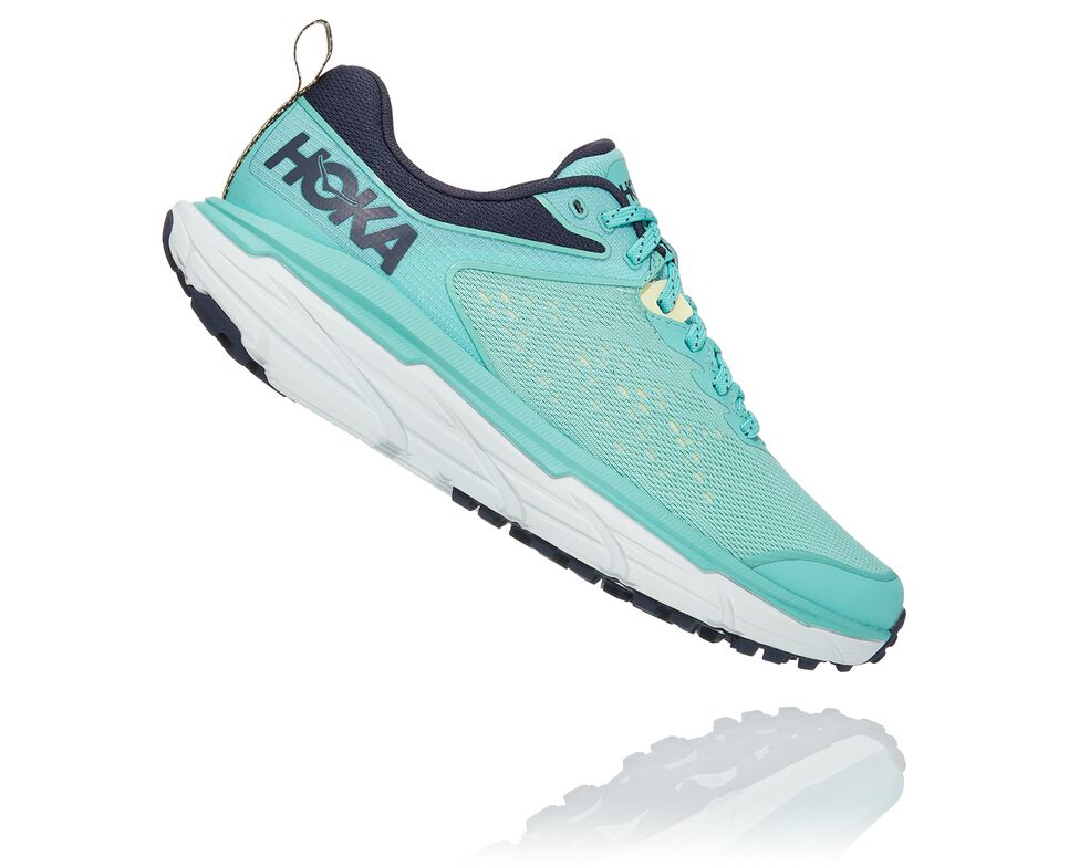 Women's Hoka One One Challenger ATR 6 Trail Running Shoes Cascade / Ombre Blue | MEYQTS235