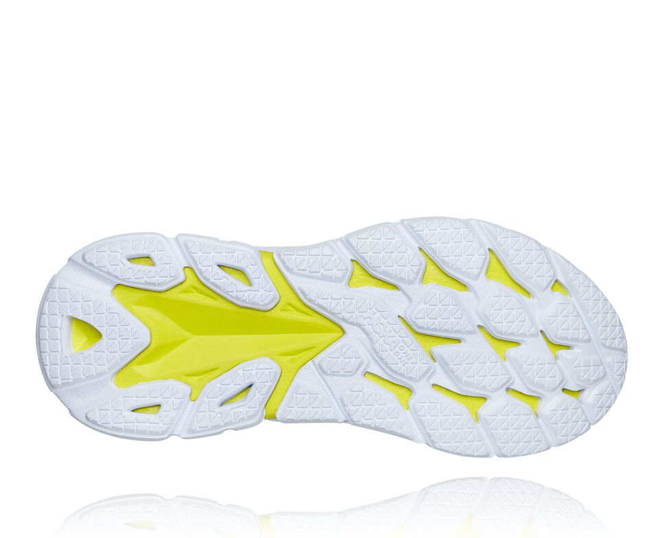 Women's Hoka One One Clifton Edge Road Running Shoes Citrus / White | MLISVF854