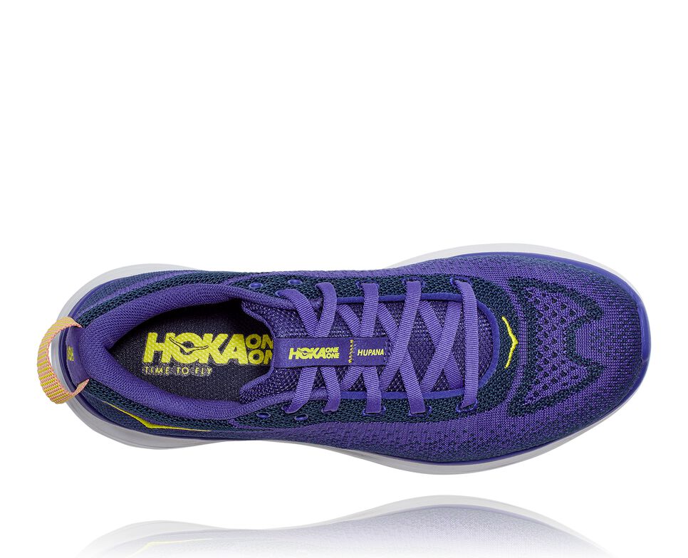 Women's Hoka One One Hupana Flow Road Running Shoes Clematis Blue / Arctic Ice | IPSZFH843