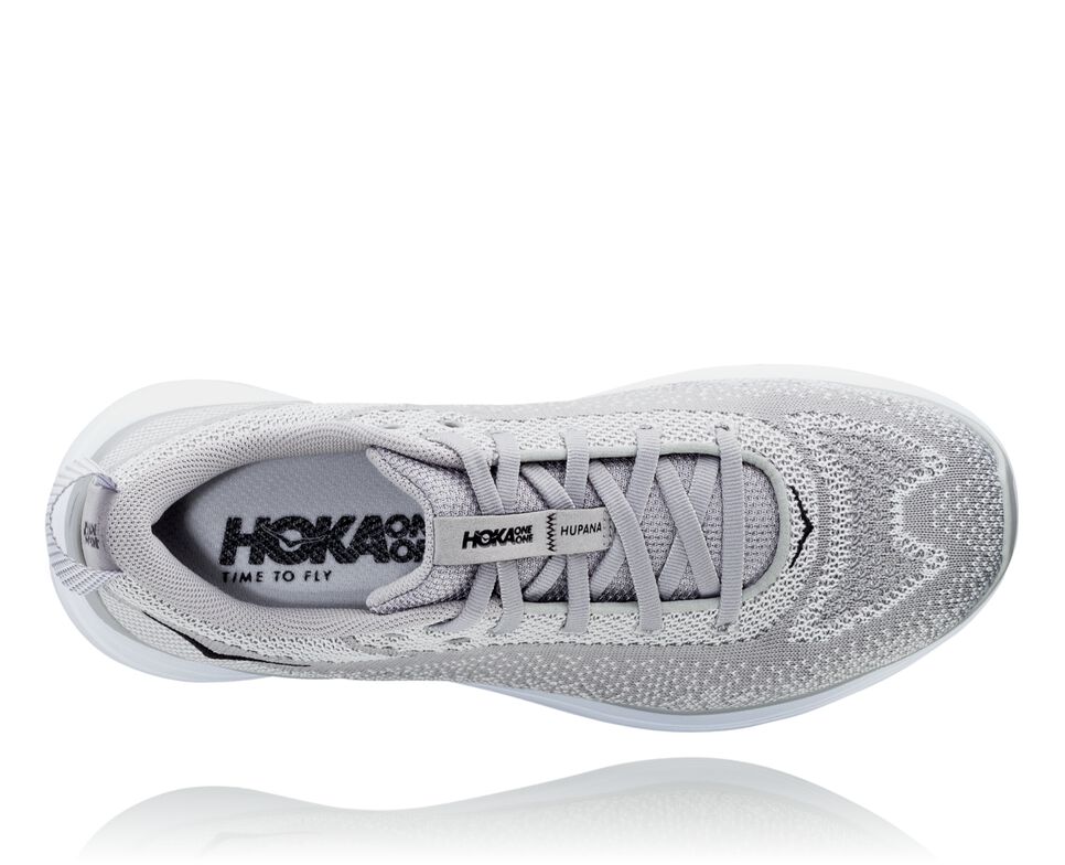 Women's Hoka One One Hupana Flow Road Running Shoes Drizzle / Lunar Rock | IREYTF632