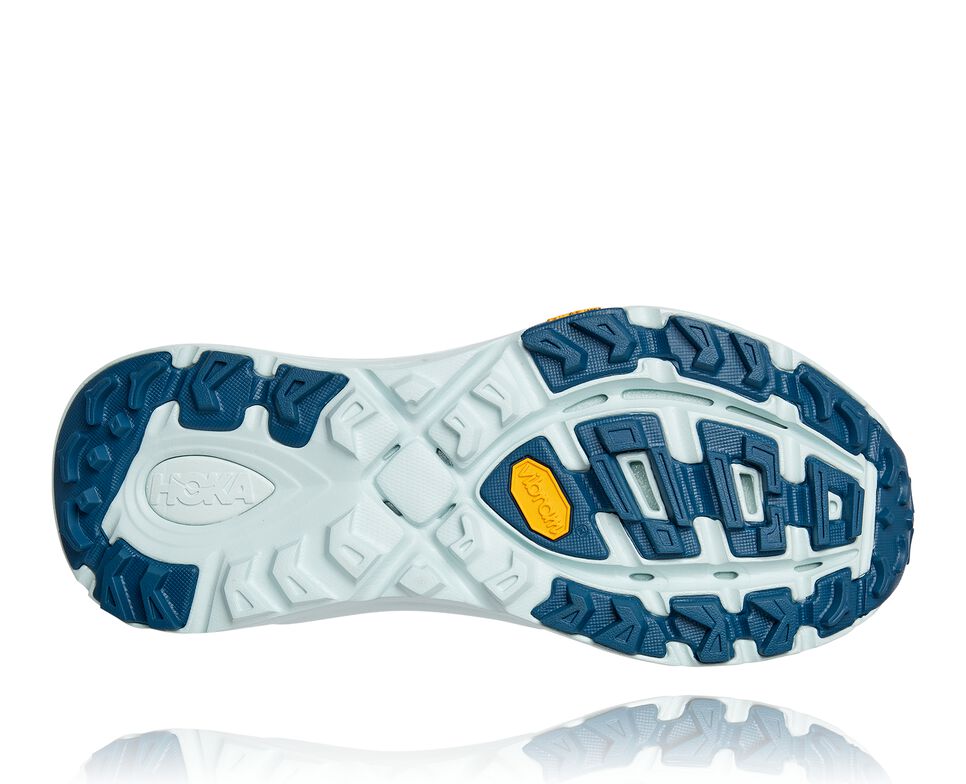 Women's Hoka One One Mafate Speed 3 Trail Running Shoes Moroccan Blue / Saffron | PGCFHM859