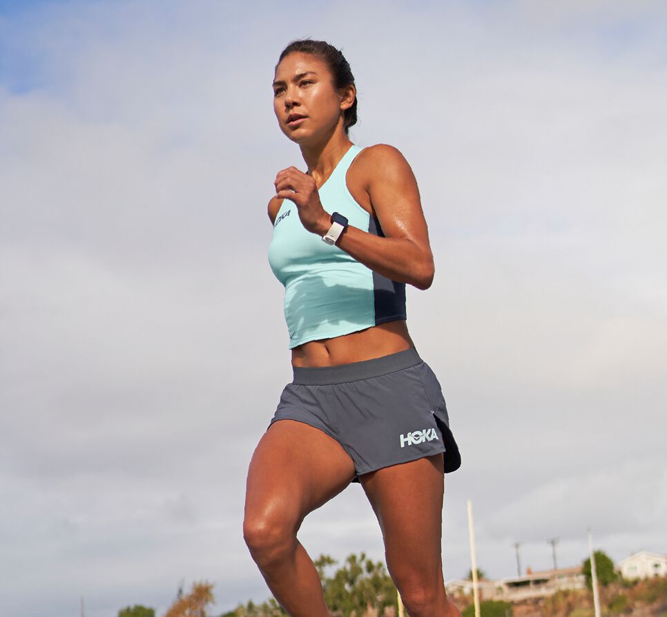 Women's Hoka One One Performance Woven 2" Short Shorts Ombre Blue | FYCEPL784