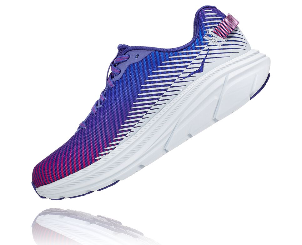 Women's Hoka One One Rincon 2 Road Running Shoes Clematis Blue / Arctic Ice | FPTUBJ086