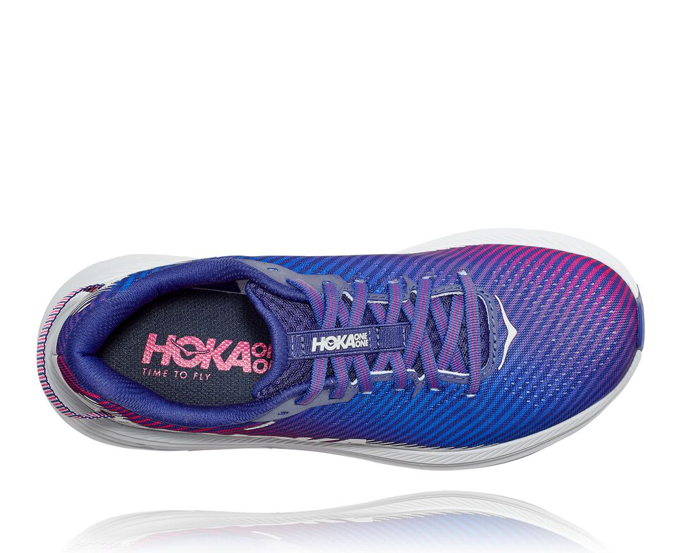 Women's Hoka One One Rincon 2 Road Running Shoes Clematis Blue / Arctic Ice | FPTUBJ086