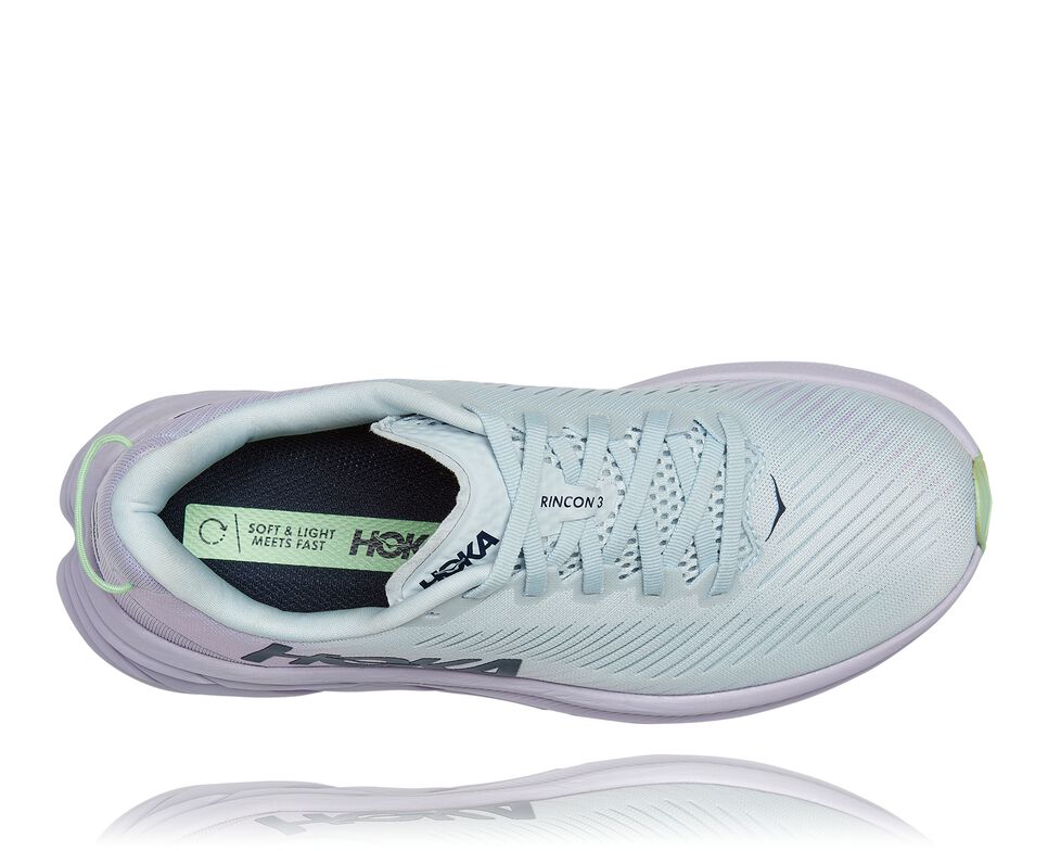 Women's Hoka One One Rincon 3 Road Running Shoes Plein Air / Orchid Hush | UCEIAP203