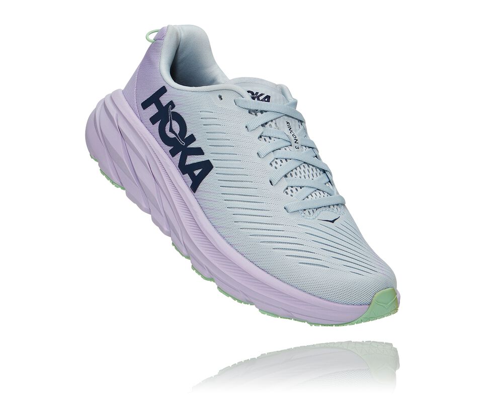 Women\'s Hoka One One Rincon 3 Road Running Shoes Plein Air / Orchid Hush | UCEIAP203