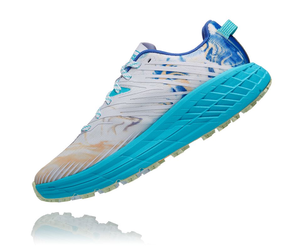 Women's Hoka One One Speedgoat 4 Trail Running Shoes Together | BUJXQZ350