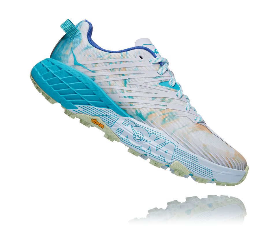 Women's Hoka One One Speedgoat 4 Trail Running Shoes Together | BUJXQZ350