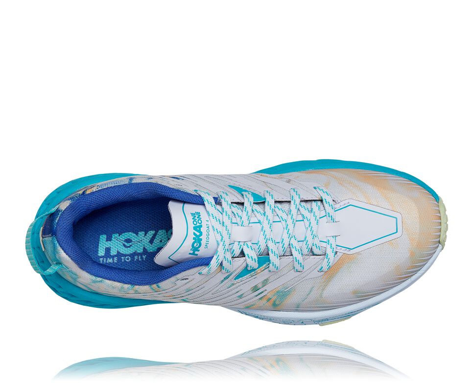 Women's Hoka One One Speedgoat 4 Trail Running Shoes Together | BUJXQZ350