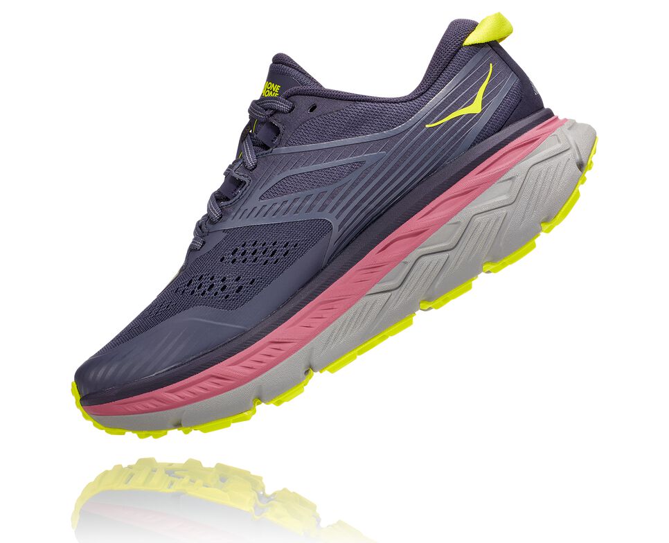 Women's Hoka One One Stinson Atr 6 Trail Running Shoes Deep Well / Evening Primrose | JUSGTI072