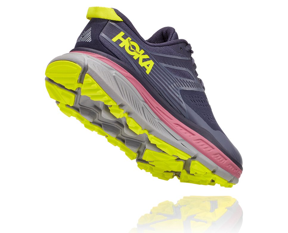 Women's Hoka One One Stinson Atr 6 Trail Running Shoes Deep Well / Evening Primrose | JUSGTI072