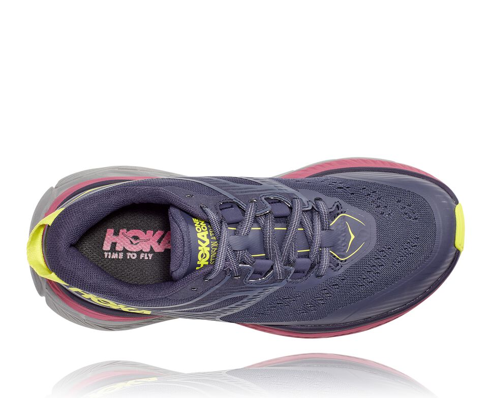 Women's Hoka One One Stinson Atr 6 Trail Running Shoes Deep Well / Evening Primrose | JUSGTI072