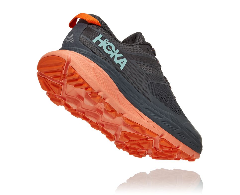 Women's Hoka One One Stinson Atr 6 Trail Running Shoes Castlerock / Cantaloupe | VPBCHG946