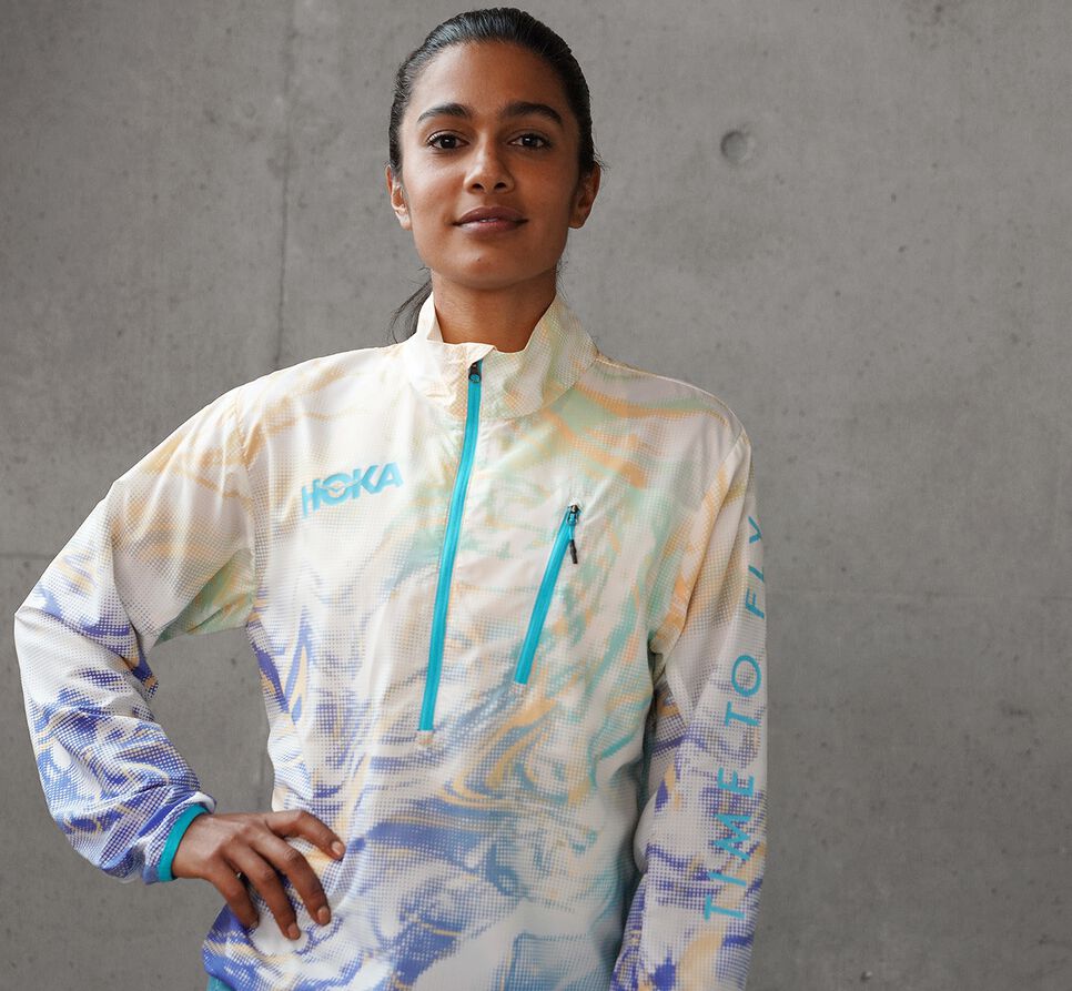 Women's Hoka One One Wind-Resistant Jackets Together | HVAULO027